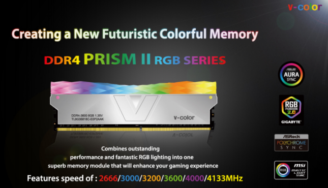 V-Color DDR4 PRISM II RGB Memory