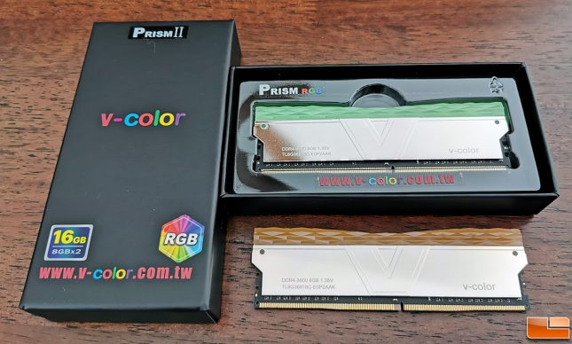 V-Color PRISM II DDR4-3600 RGB Memory Kit