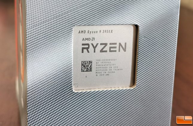 AMD Ryzen 9 3950X Retail Box Processor