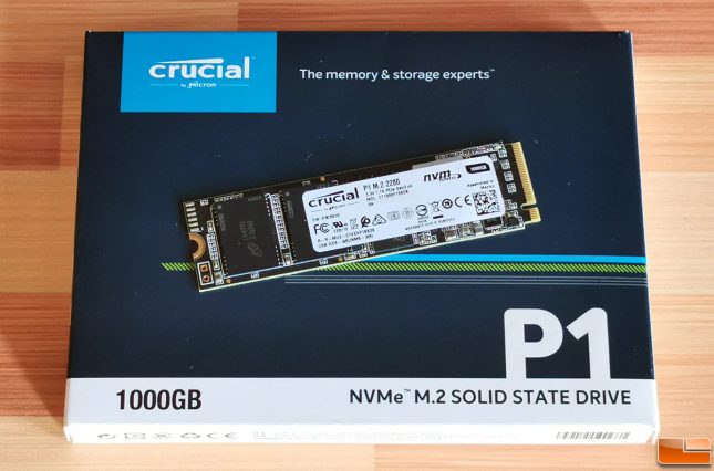 Crucial P1 1TB Retail Packaging