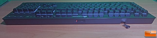 Corsair K57 RGB Wireless Gaming Keyboard Back