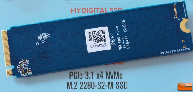 MyDigitalSSD SBX Eco SSD Blue PCB