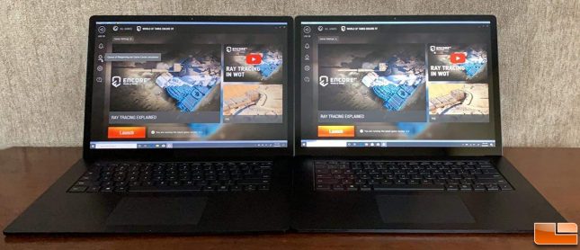 AMD vs Intel Microsoft Surface Laptop 3