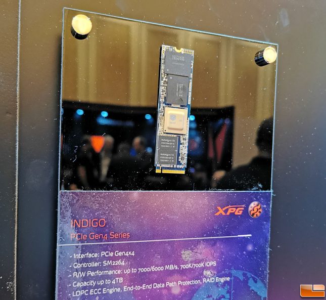 ADATA Indigo Prototype SSD at CES 2020