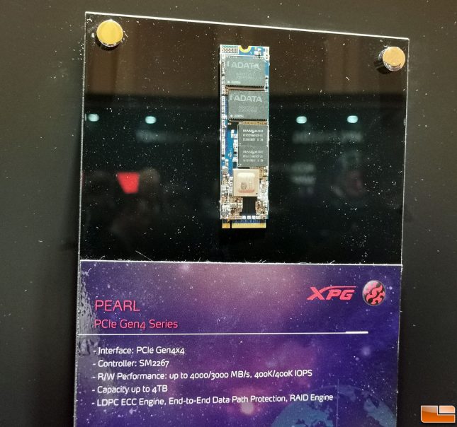 ADATA Pearl Prototype SSD at CES 2020