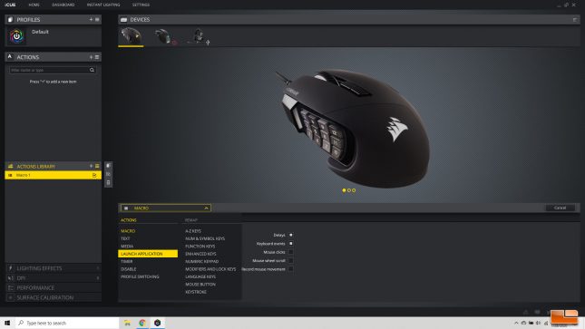 Corsair iCUE - Setting Macros on Scimitar RGB Elite