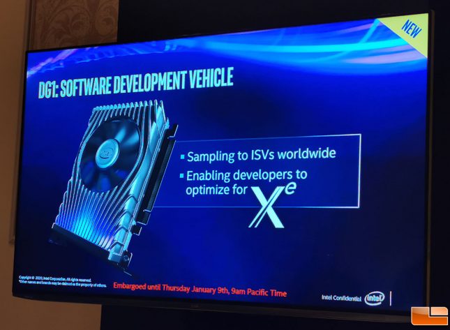 Intel DG1 Software Development Vehicle