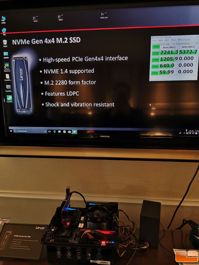 Lexar PCIe Gen 4.0 NVMe SSD at CES 2020