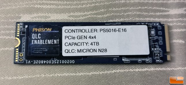 Phison PS5016-E16 4TB M.2 SSD