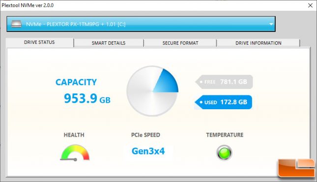 Plextool NVMe