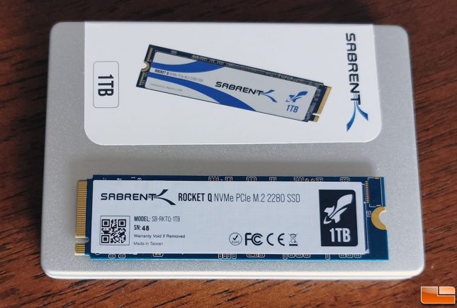 Sabrent Rocket Q 1TB SSD Single-Sided QLC Drive