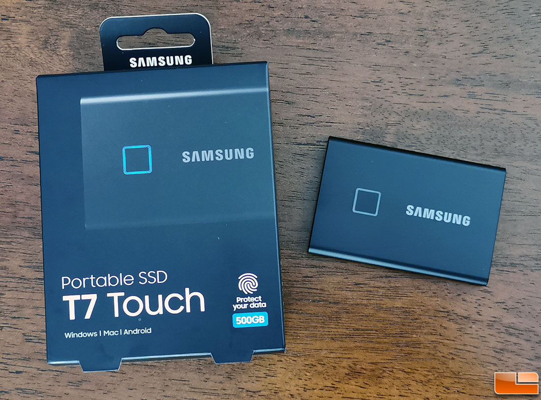 stof Mainstream Ministerium Samsung Portable SSD T7 Touch Drive Review - Legit Reviews