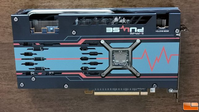 Sapphire Pulse Radeon RX 5600 XT Backplate