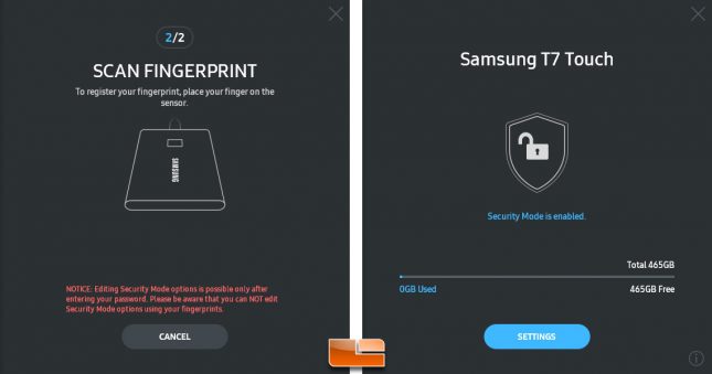 Samsung Portable SSD Software 1.0