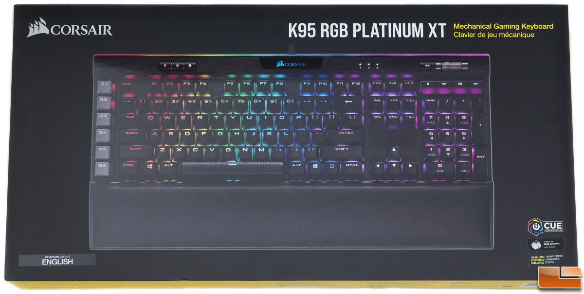 Corsair K95 Rgb Platinum Xt Gaming Keyboard Review Legit Reviews Corsair K95 Rgb Platinum Xt Gaming Keyboard Arrives