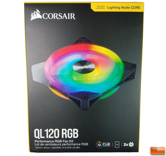 Corsair QL Series - Ql120 RGB LED Fan Kit
