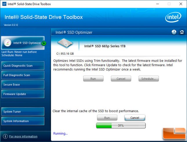 Intel SSD Toolbox