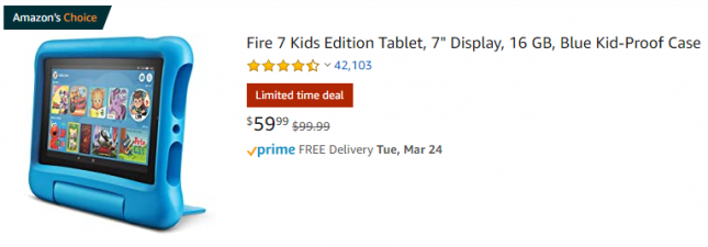 Amazon Fire 7 Kids Edition