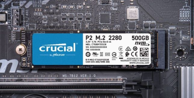 Crucial P2 SSD