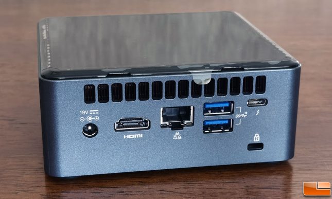 Intel NUC 10 - Frost Canyon Back