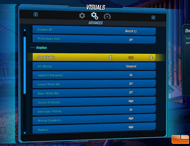 Borderlands 3 1080P Game Settings