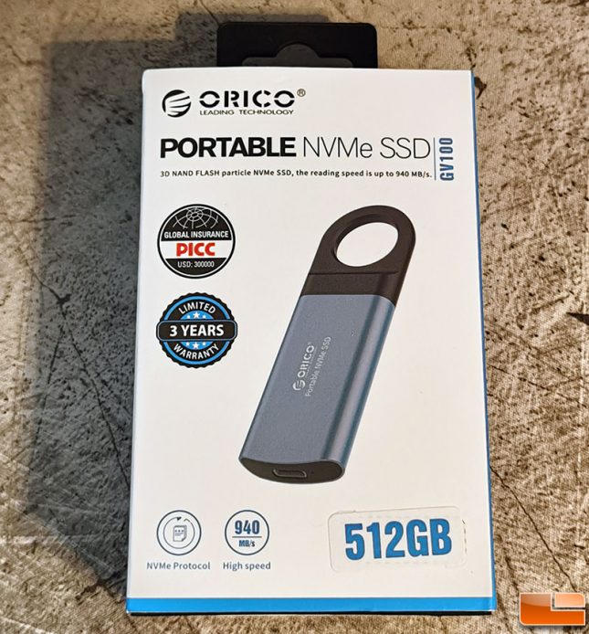 ORICO GV100 Portable NVMe SSD