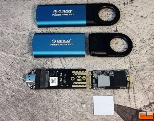 ORICO GV100 Portable NVMe SSD Inside