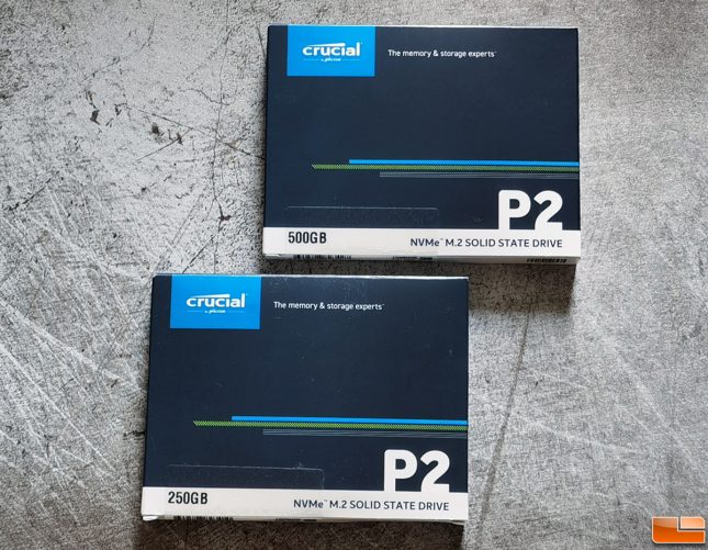 Crucial P2 M.2 NVMe SSD Retail Box