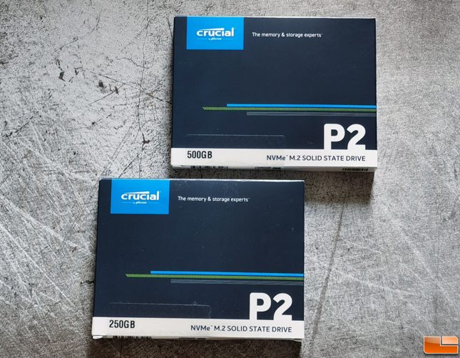 Crucial P2 M.2 NVMe SSD Retail Box