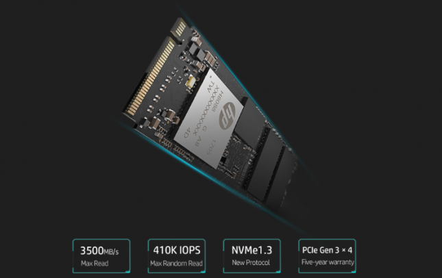 HP EX950 SSD Header