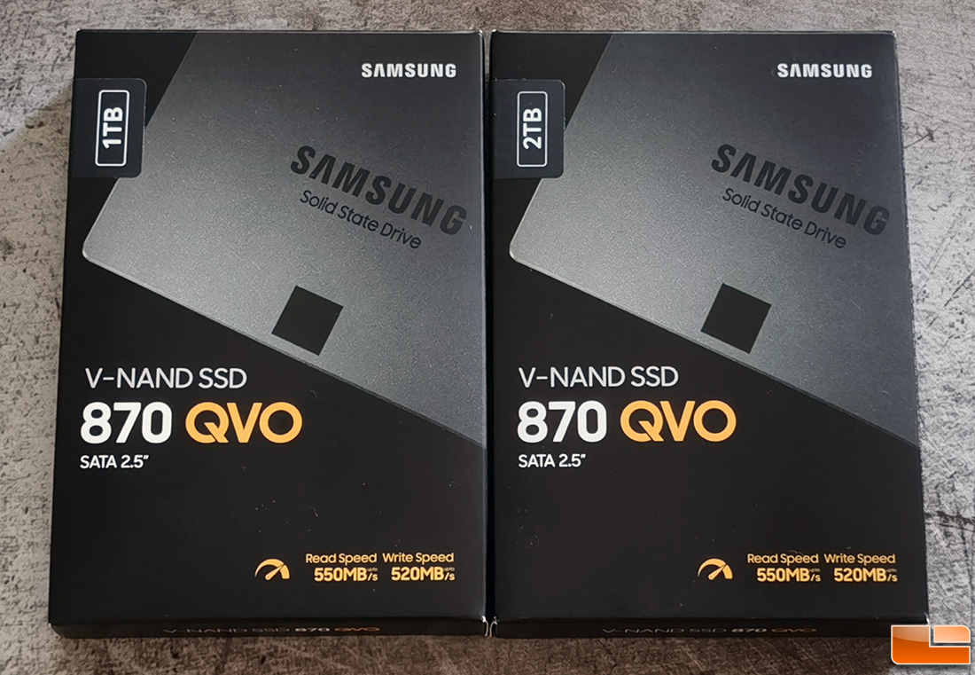 ekstensivt Diktatur lige Samsung 870 QVO SATA SSD - 1TB and 2TB Review - Legit Reviews