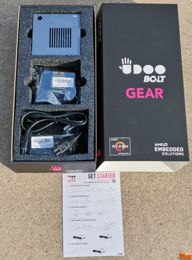 UDOO Bolt Gear AMD Ryzen Embedded Kit