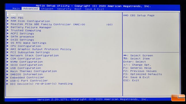 UDOO BOLT GEAR BIOS Page