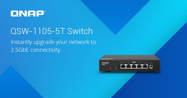 QNAP QSW-1105-5T 2.5GbE Network Switch