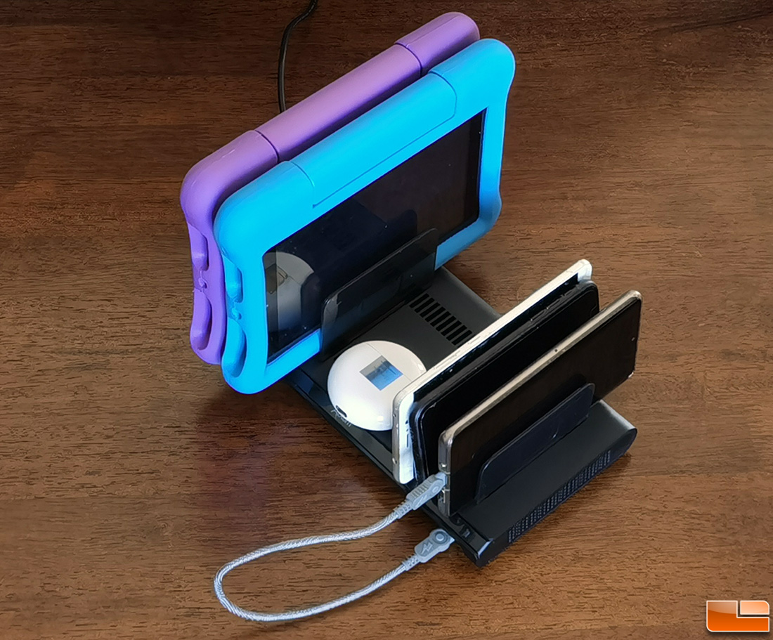 10-Port USB Charging Station