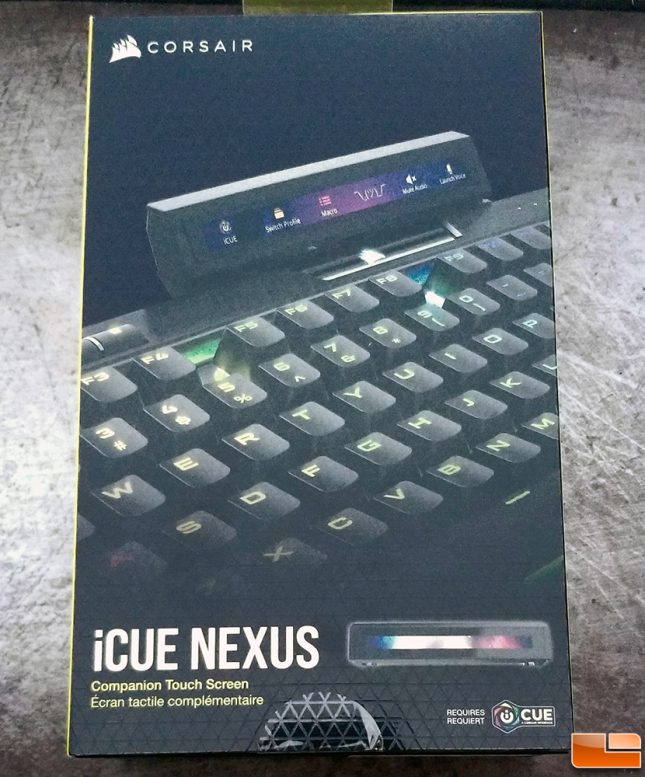 Corsair iCUE Nexus Retail Packaging