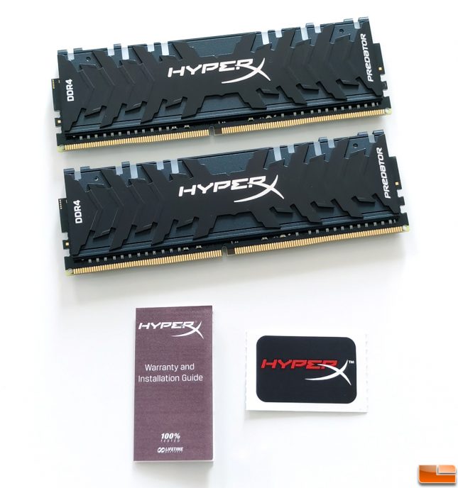 HyperX Predator DDR4 3600MHz Dual Channel Memory Kit