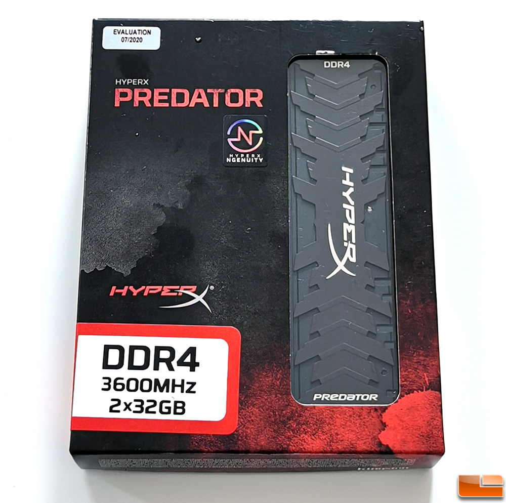 HyperX Predator RGB 64GB DDR4 3600MHz Dual Channel Memory Kit 