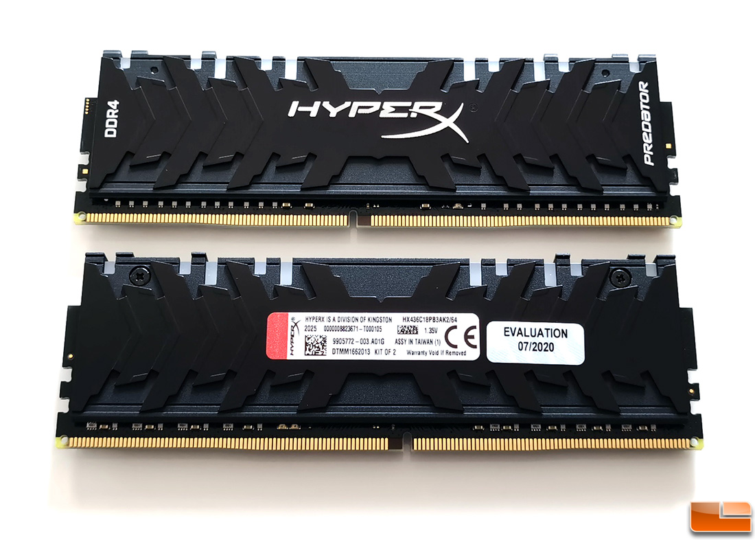 HyperX Predator RGB 64GB DDR4 3600MHz Dual Channel Memory Kit