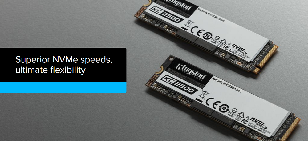 Risikabel interval prangende Kingston KC2500 1TB NVMe SSD Review - Legit Reviews