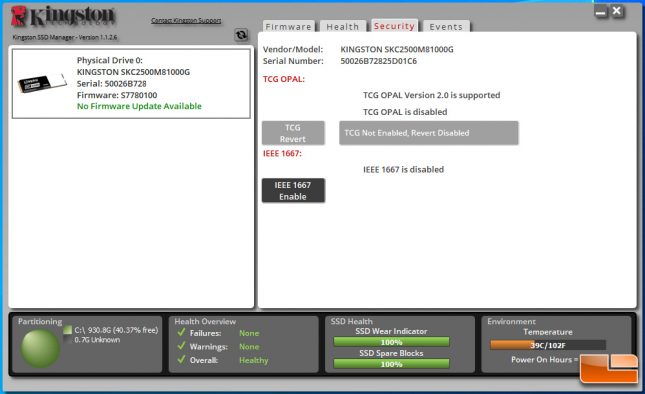 Kingston SSD Manager