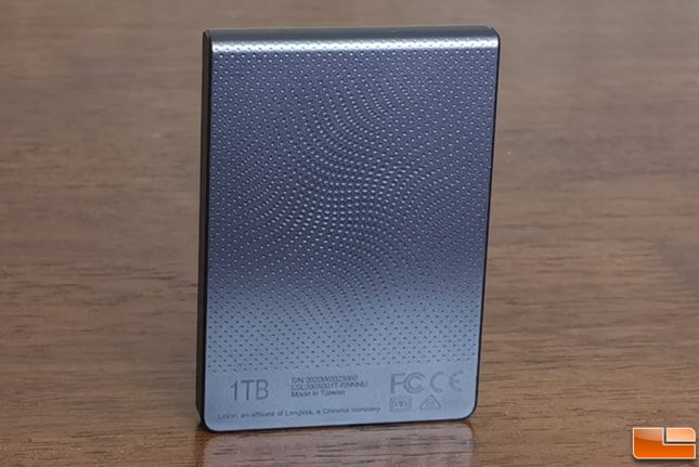 Lexar SL200 Portable SSD Back