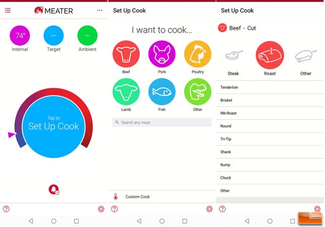 Meater App Setup Cook