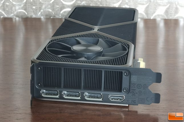NVIDIA GeForce RTX 3080 Founders Edition Video Card Display Outputs