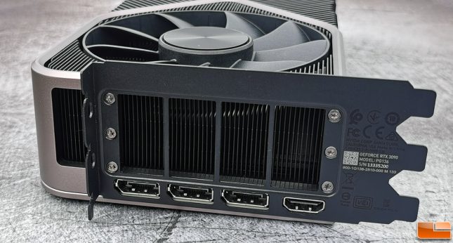 NVIDIA GeForfec RTX 3090 Video Outputs