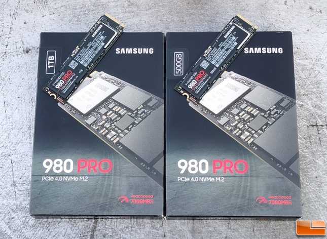 Samsung SSD 980 Pro NVMe Drives