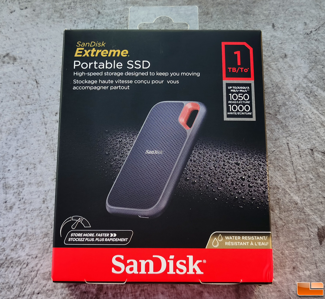 Badeværelse Intuition newness SanDisk Extreme Portable SSD V2 1TB Review - Legit Reviews