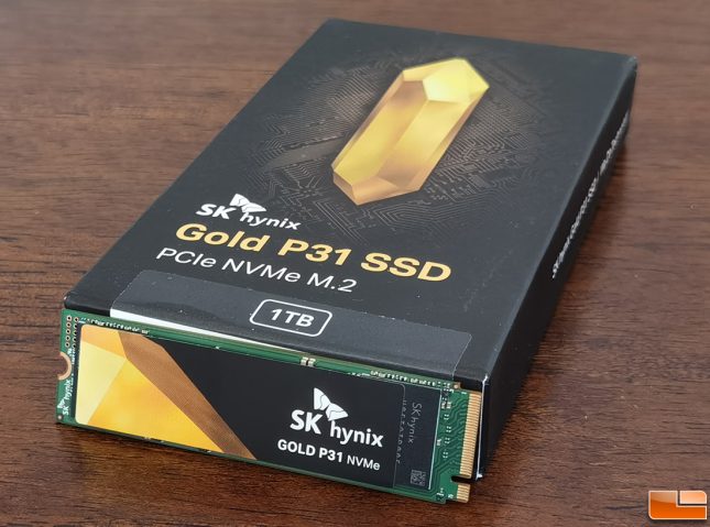 SKhynix Gold P31 PCIe NVMe M.2 SSD in 1TB Capacity