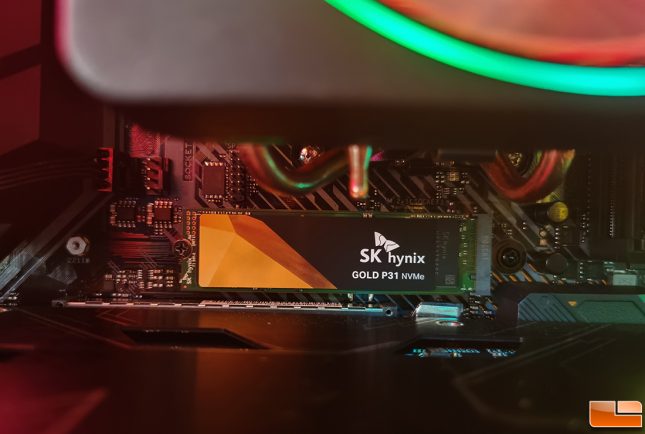 SK hynix Gold P31 NVMe SSD Installed in M.2 Slot