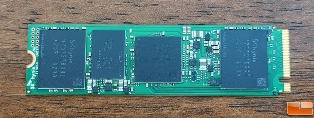 SKhynix Gold P31 NVMe SSD Without Label PCB Shot